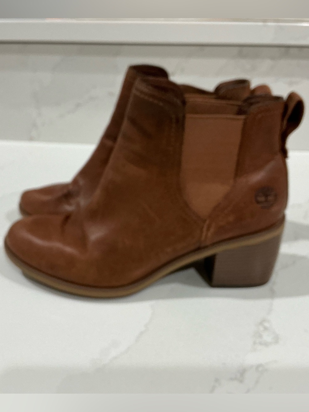 Timberland Women’s Chestnut Leather Chelsea Ankle Boots
